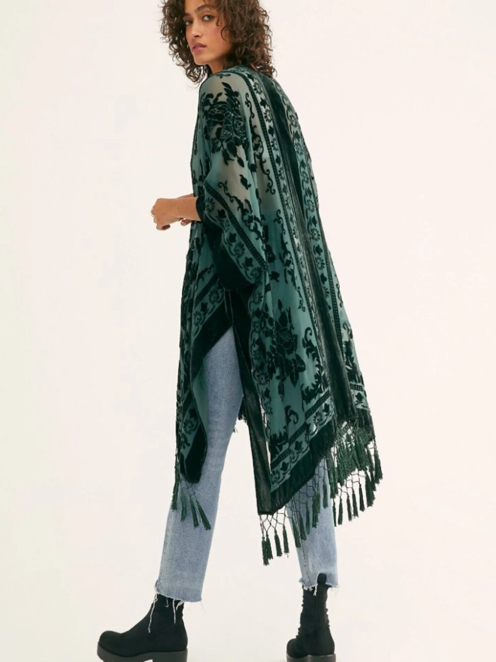 Free People Nightbird Burnout Kimono - Picture 5 of 5